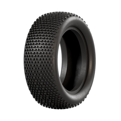 Super Mini - 4WD Tires w/BLACK Inserts (1 pr)