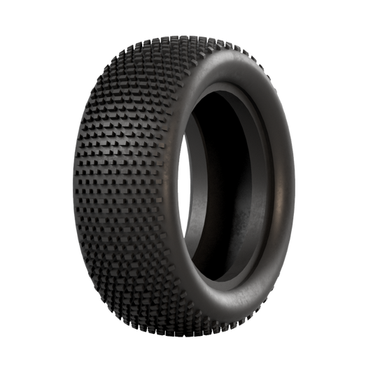 Super Mini - 4WD Tires w/BLACK Inserts (1 pr)