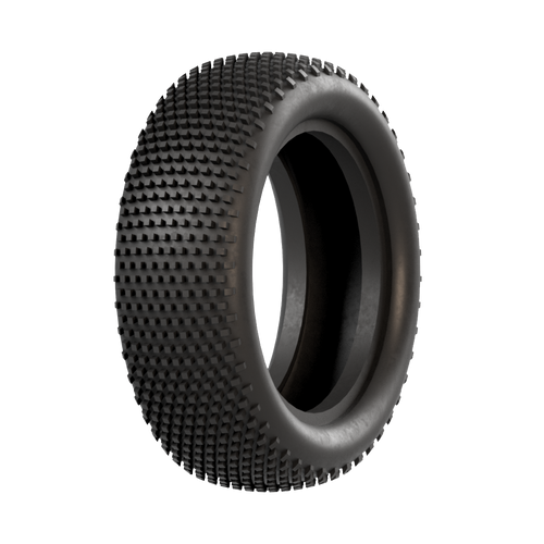 Super Mini - 2WD Tires w/BLACK Inserts (1 pr)