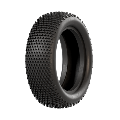 Super Mini - 2WD Tires w/BLACK Inserts (1 pr)