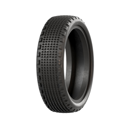 Rewind - 2wd Front - Buggy Carpet Tire (No Inserts) (1 pr) - Soft/Carpet