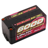 Gens ace 6000mAh 4S 15.2V 140C HardCase Shorty 69# Redline 2.0 Series Lipo Battery with 5.0mm bullet