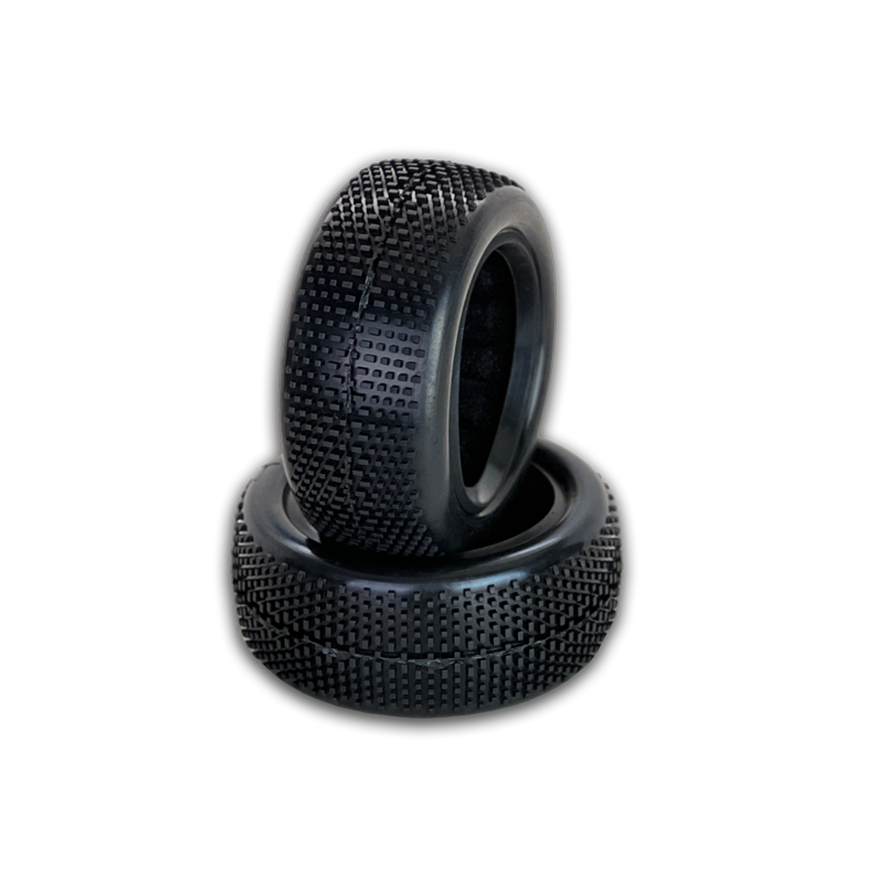 Super Mini - 4WD Tires w/BLACK Inserts (1 pr)