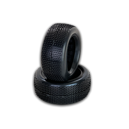 Super Mini - 4WD Tires w/BLACK Inserts (1 pr)