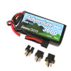 Gens ace 3600mAh 3S 60C 11.4V Adventure High Voltage G-tech Lipo Battery with Deans and XT60 adapter