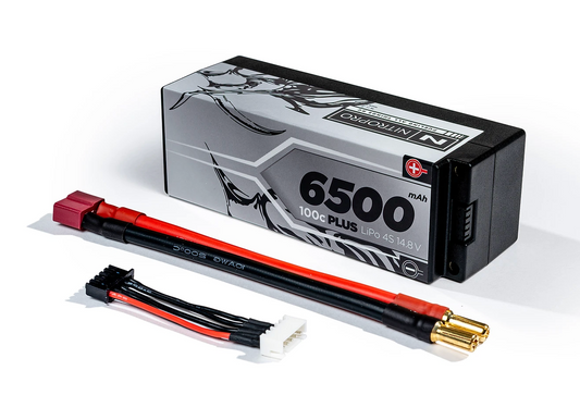 4S 14.8V 6500MAH 100C LIPO BATTERY