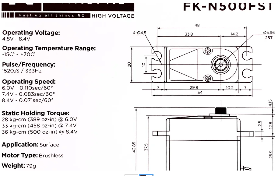 FK-N500FST Servo