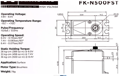 FK-N500FST Servo