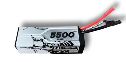 4S 14.8V 5500MAH 140C LCG LIPO BATTERY