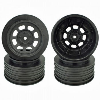 Speedway SC Wheels for Associated SC10 / SC5M / +3MM / 29MM BKSP / Black / 4PCS