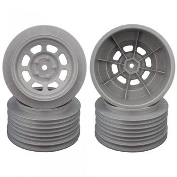 Speedway SC Wheels for Associated SC10 / SC5M / +3mm / 29mm BKSP / Silver / 4PCS