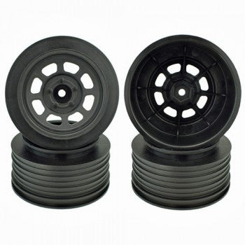 Speedway SC Wheels for Traxxas Slash Rear / 21.5mm BKSP / Black / 4Pcs