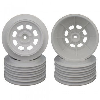 Speedway SC Wheels for Traxxas Slash Rear / 21.5mm BKSP / WHITE / 4PCS.